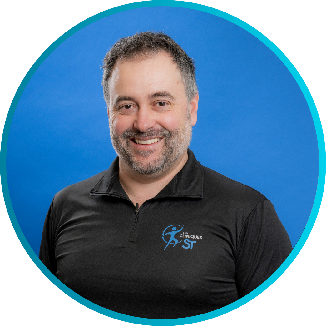 Stéphane Cayer, physiothérapeute et responsable de la Clinique des Commotions cérébrales